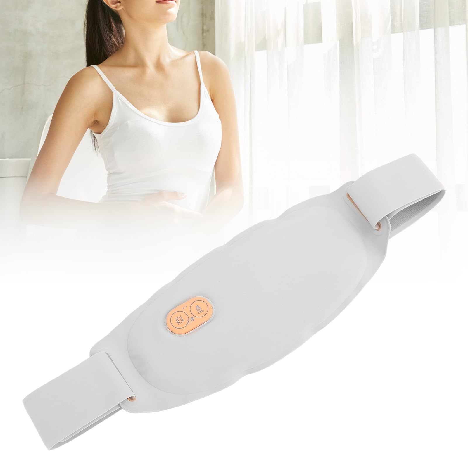 Elektrischer Wärmegürtel, Schnelle Erwärmung, Langlebige Temperatursperre, 5 Massagemodi, Anpassung, Menstruations-Heizkissen Zur Schmerzlinderung