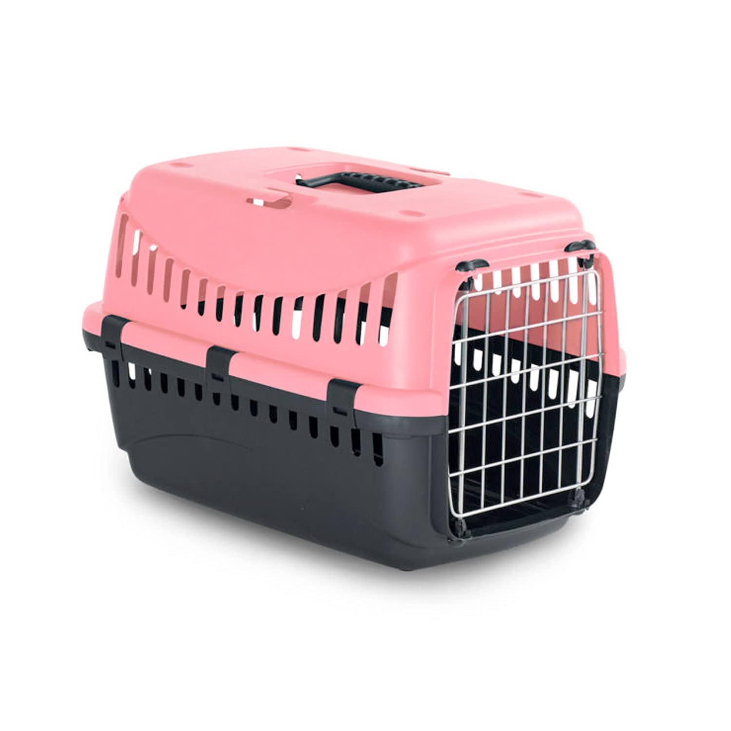 MPBERGAMO TRASPORTINO Gipsy 60 - Accessorio da Viaggio,Trasportino Cane - Porta in Metallo - per Cani e Gatti (58x38x38)