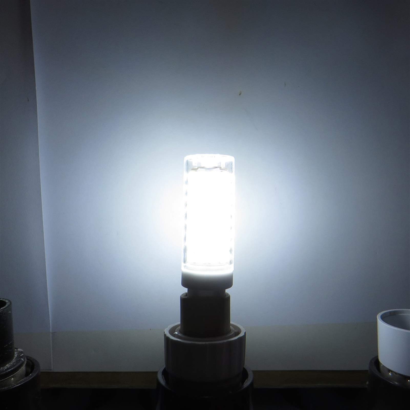 G9 Lampa LED bez migotania AC220V 110 V 4014SMD 5W żarówka LED 500LM Super jasny żyrandol LED Wymień 50 W Lampa halogenowa AC100-240V 10-Pack (Emitujący Kolor : Cold White)
