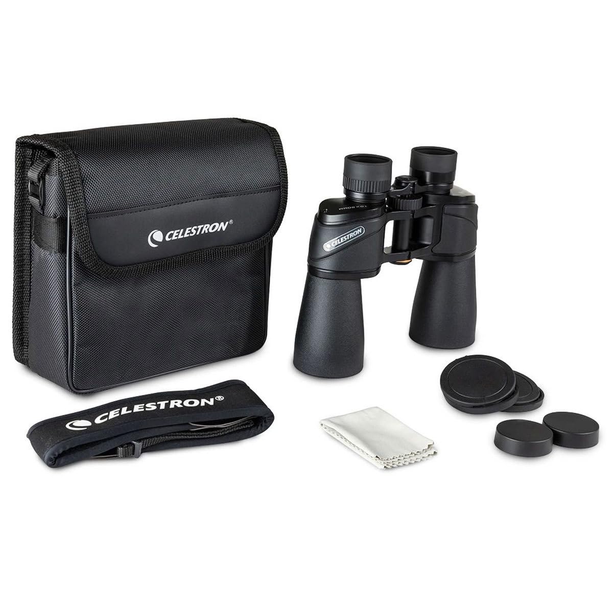Celestron 72254 Ultima 10 x 50 Porro Prism Binocular, Fully Multi-Coated Lens, BaK-4 Prism Glass - Black