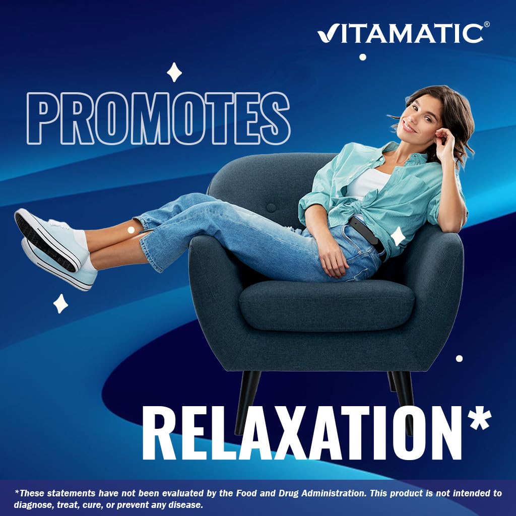 Vitamatic L-Theanine Supplement 400mg per Serving - 240 Tablets - Non-GMO, Gluten Free — Amazon image 7