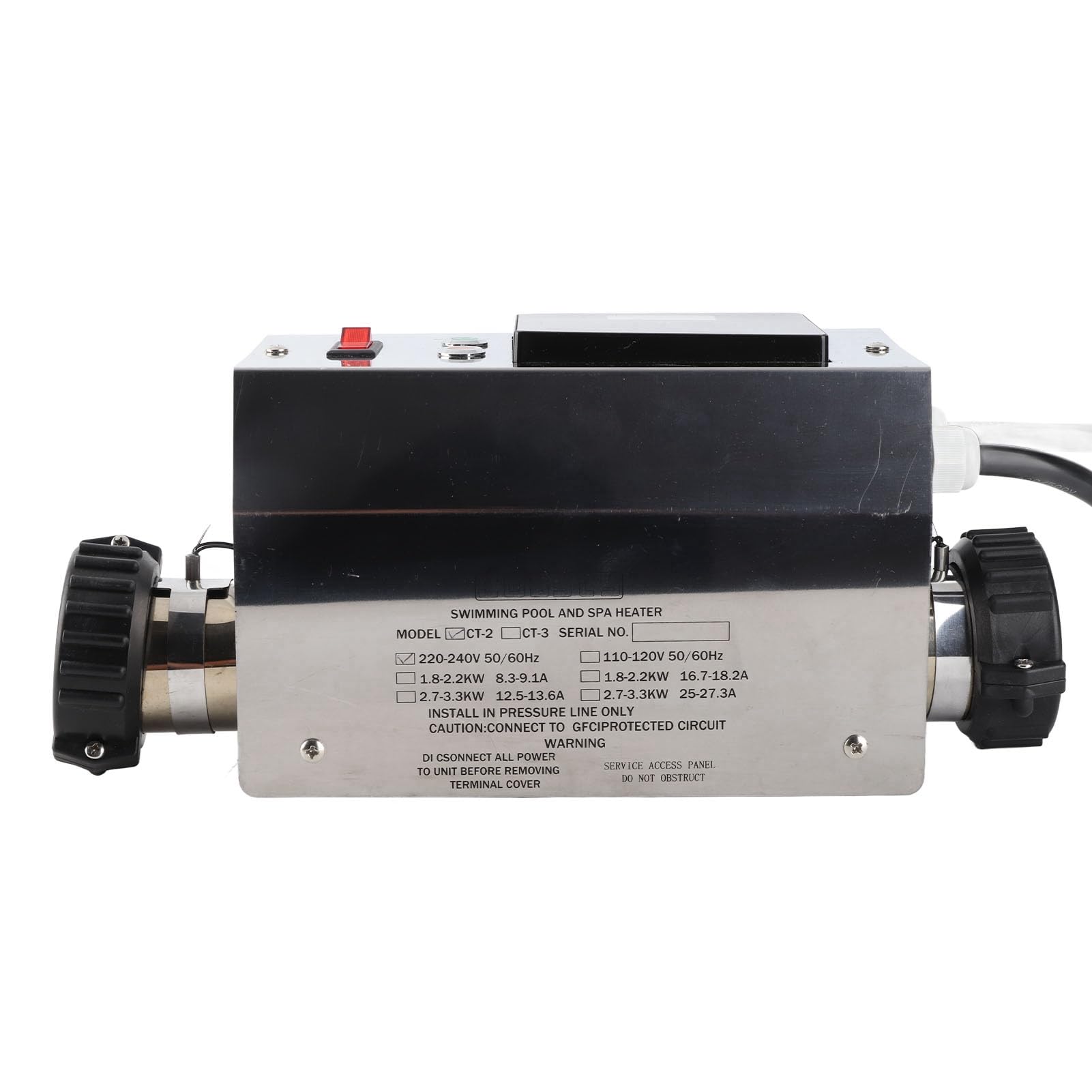 2KW Stal Nierdzewna Termostat Cyfrowy do SPA (US Style)