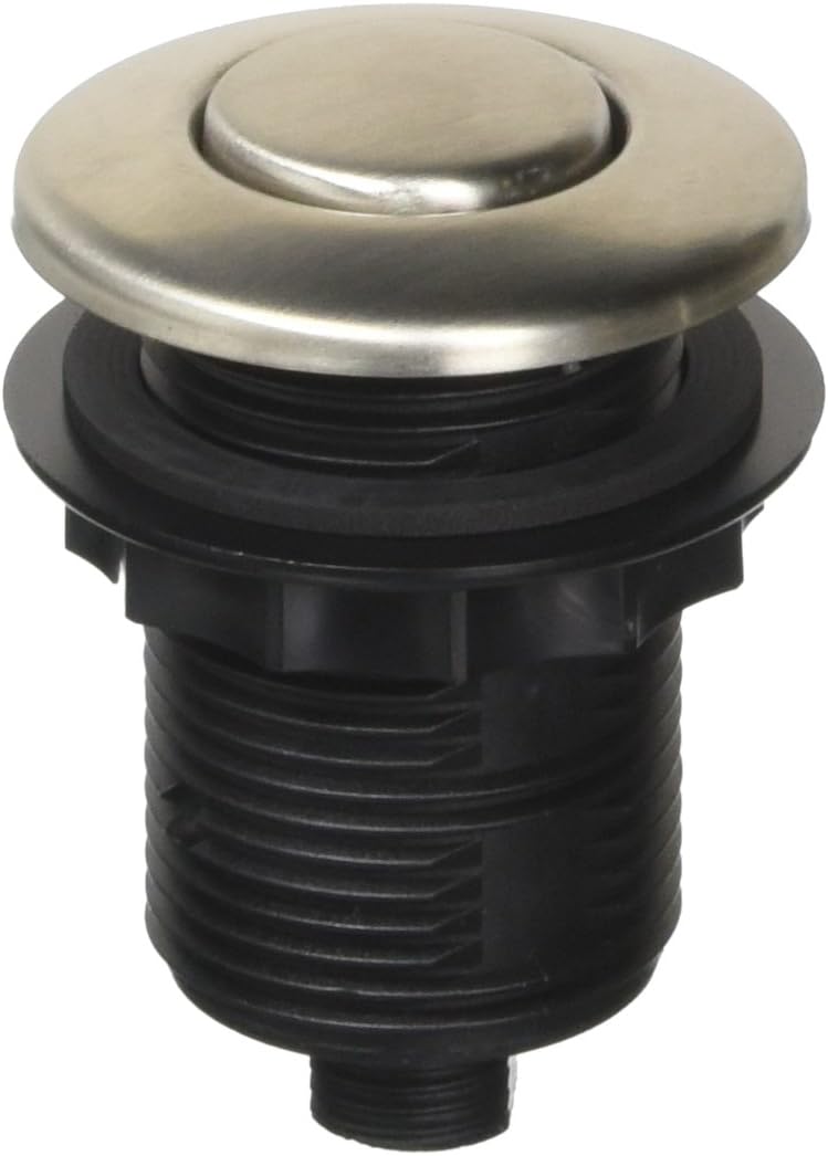 Franke WD3428SN Round Waste Disposer/Disposal Air Switch, Satin Nickel