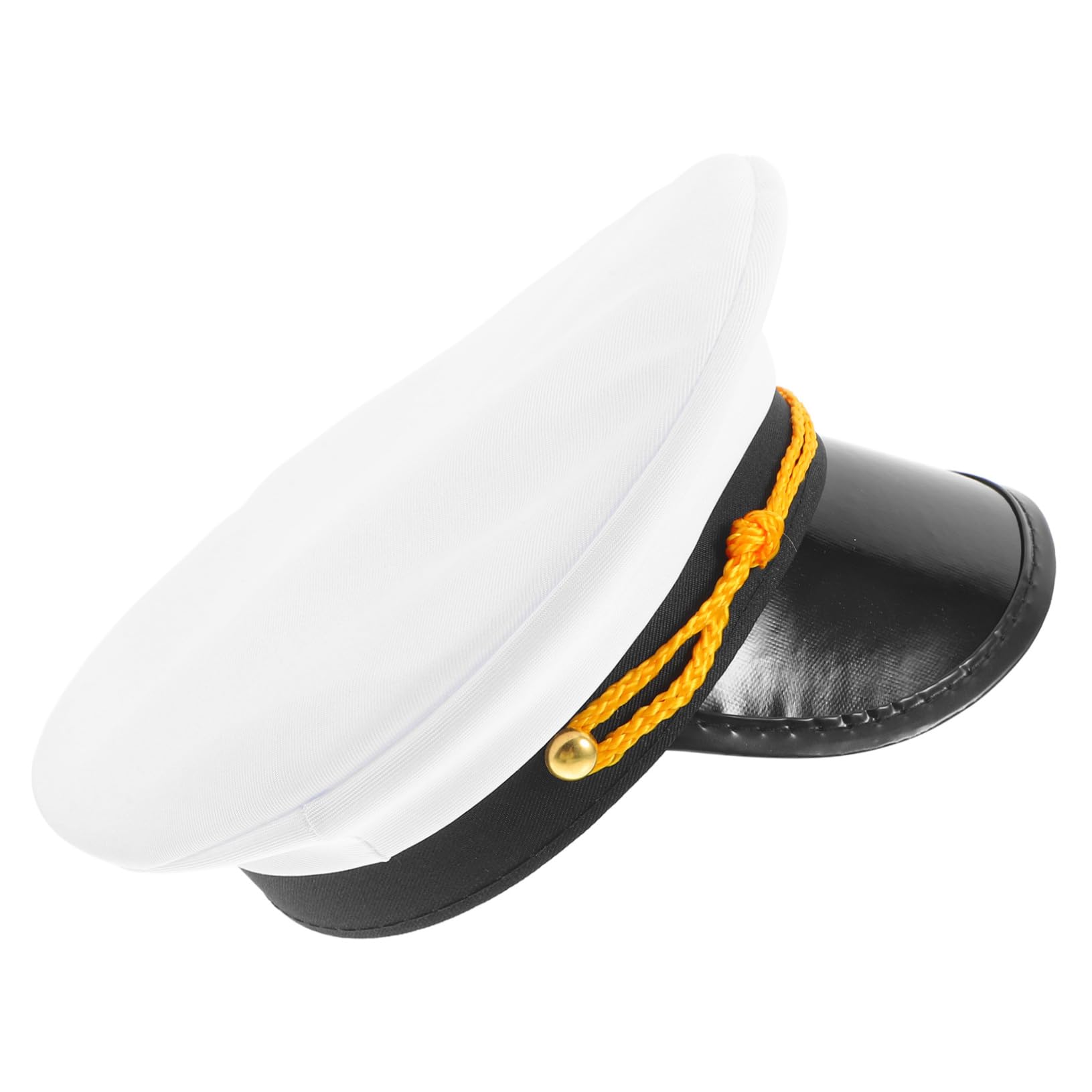 Healeved Boating Hat for Men Captain Costume Hat for Party Stylish Yacht Captain Accessory