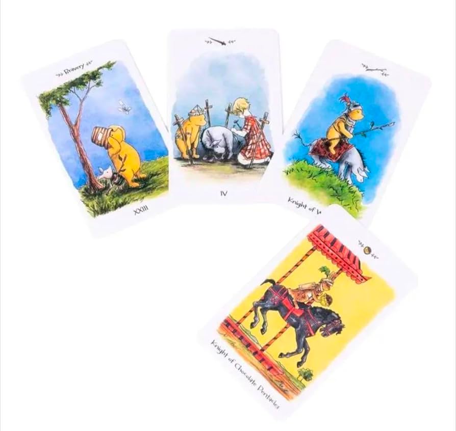 正規品！探究用ステッカー付き！夢中になる高品質プーさんタロットカード 正規品！探究用ステッカー付き！夢中になる高品質プーさん