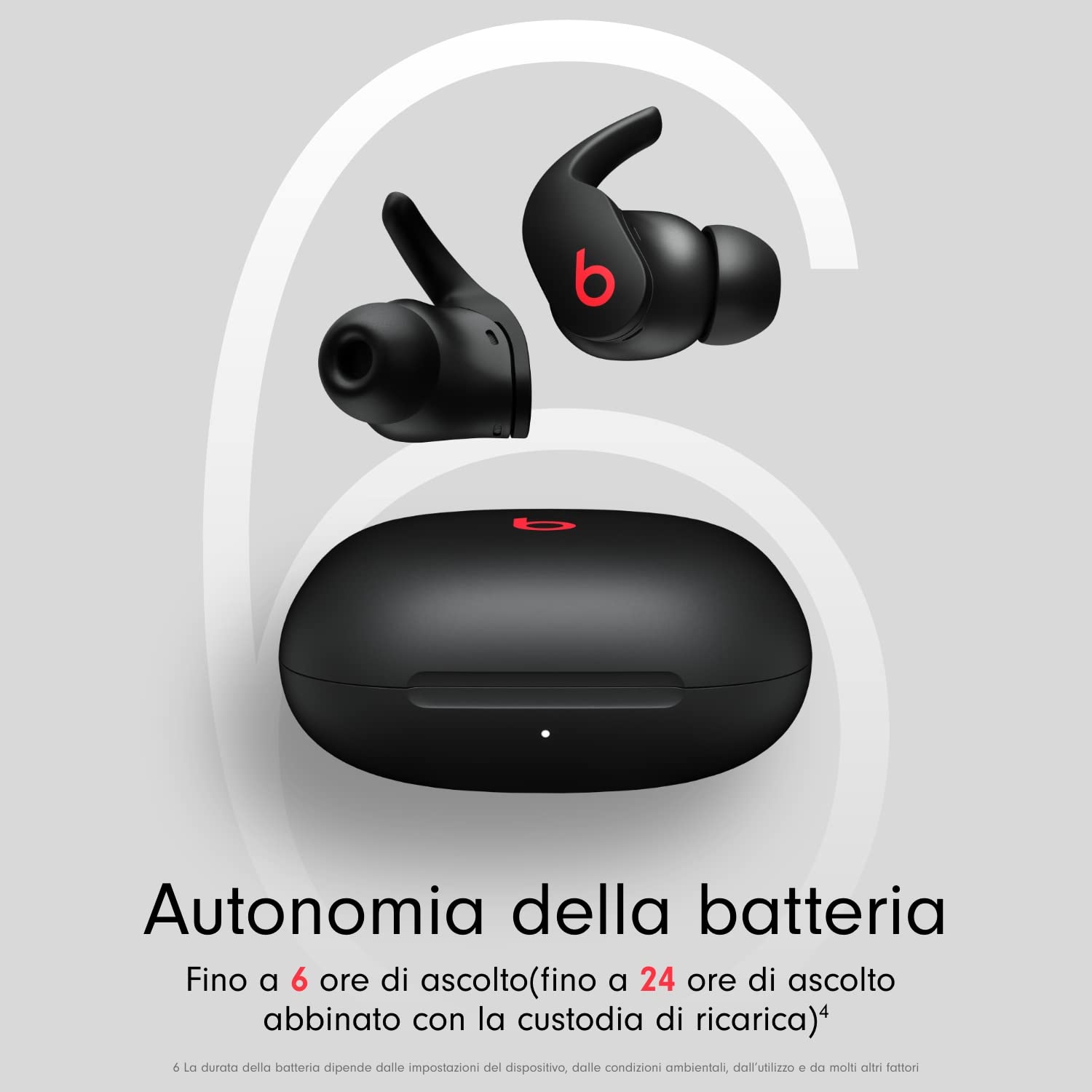 Beats Fit Pro – Auricolari true wireless con cancellazione del rumore – rating di grado IPX4, compatibili con Apple e Android, Bluetooth® di Classe 1, microfono integrato – Nero (versione precedente)