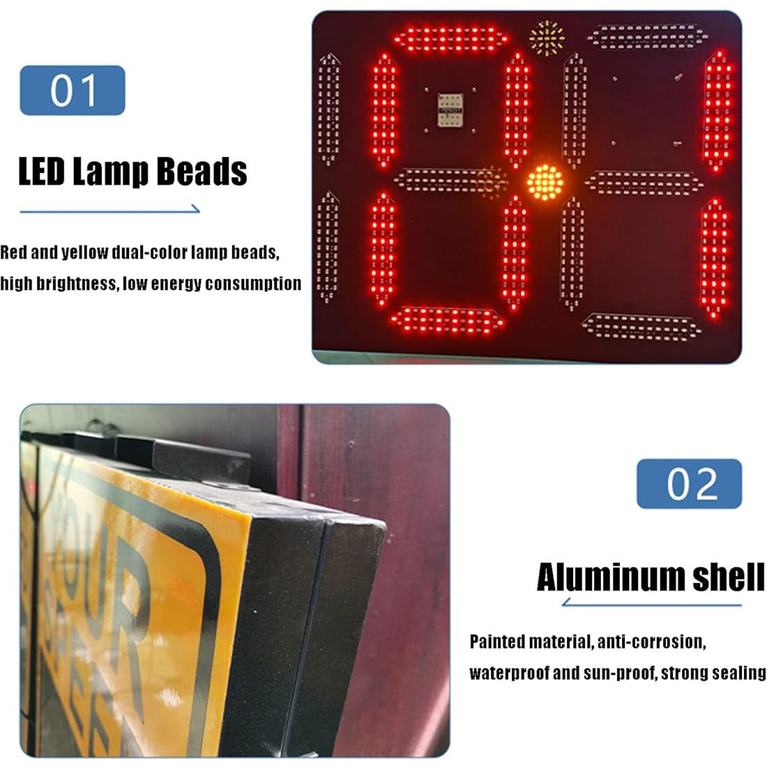 Señal de retroalimentación de velocidad de radar con energía solar, pantalla LED de 20 x 27 pulgadas para carreteras, carreteras con limitación de velocidad