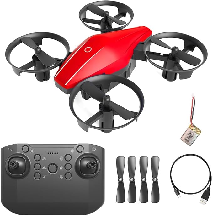 Tiardey Mini Drone de rotación de alta velocidad con modo sin cabeza con giro 3D RC Drone Quadcopter con Throw to Go
