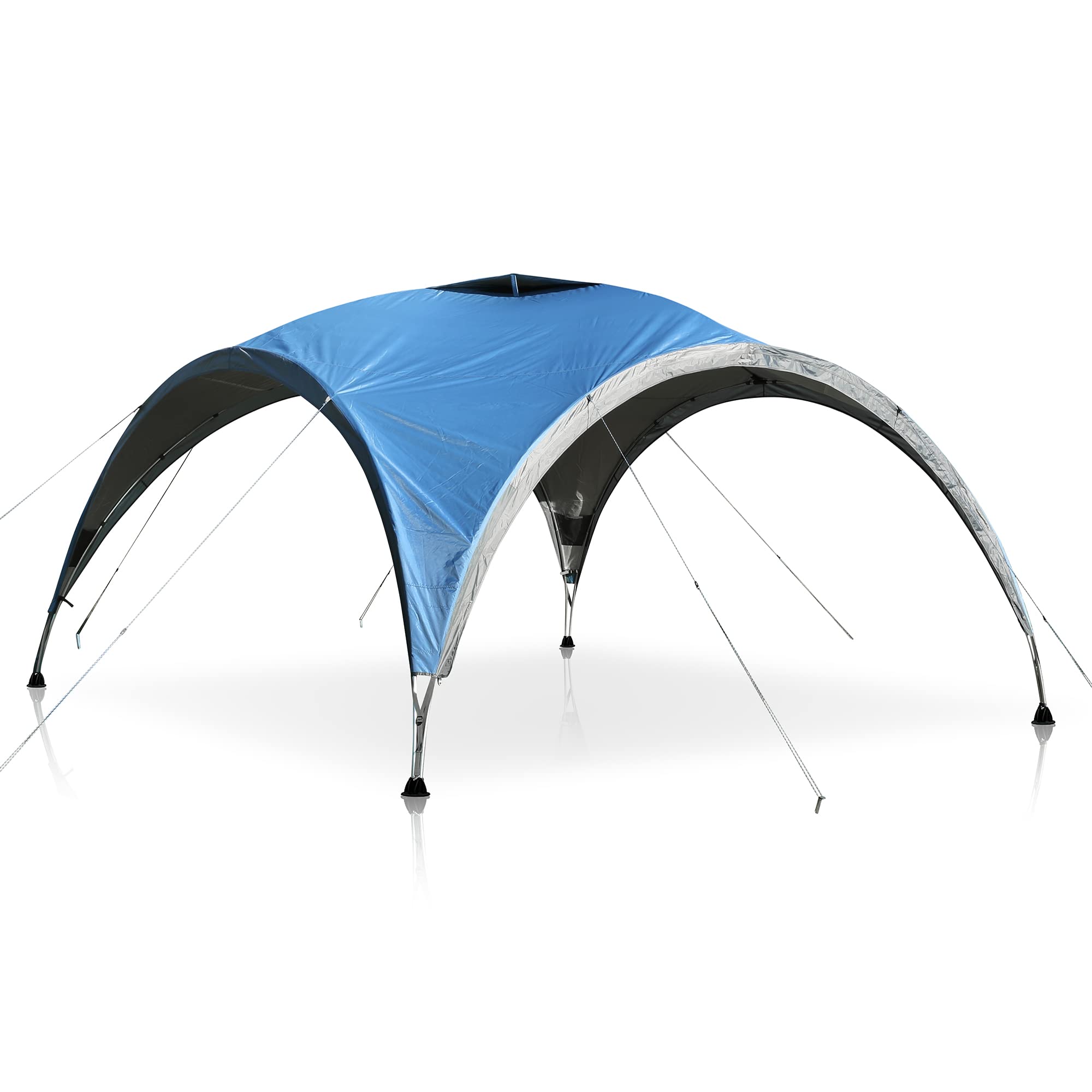 your GEAR Bergamo 430 Pavillon – Event Shelter - 18,5 m² großer Sonnenschutz Gartenpavillon für Partys und Festivals, UV 50+ Schutz, Partyzelt mit 5000 mm wasserdicht
