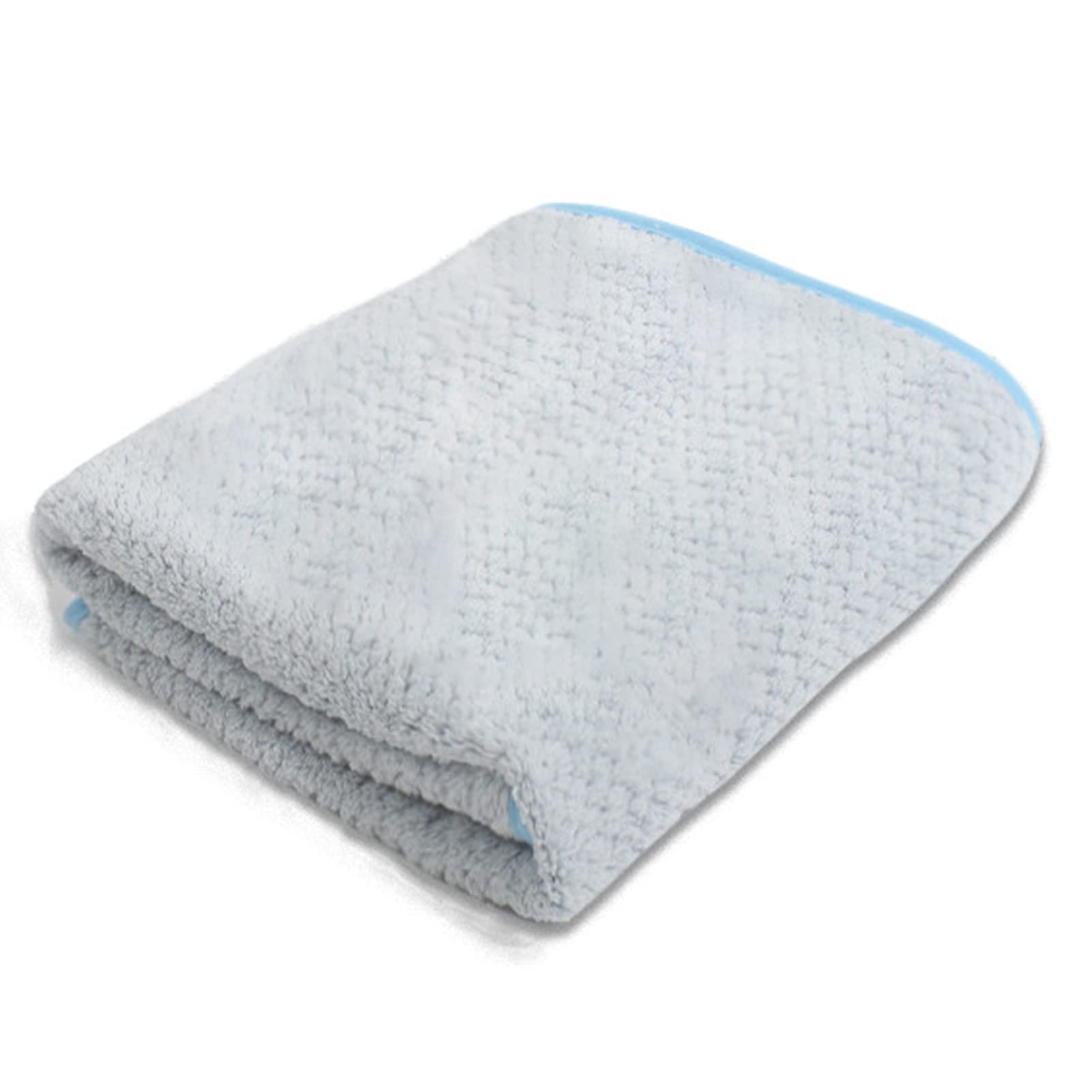 VALINK Dog Towel Quick-Drying Microfibre Bath Towel for Small Medium Dogs Cat Extra Absorbent Washable Pet Warm Towel Blue