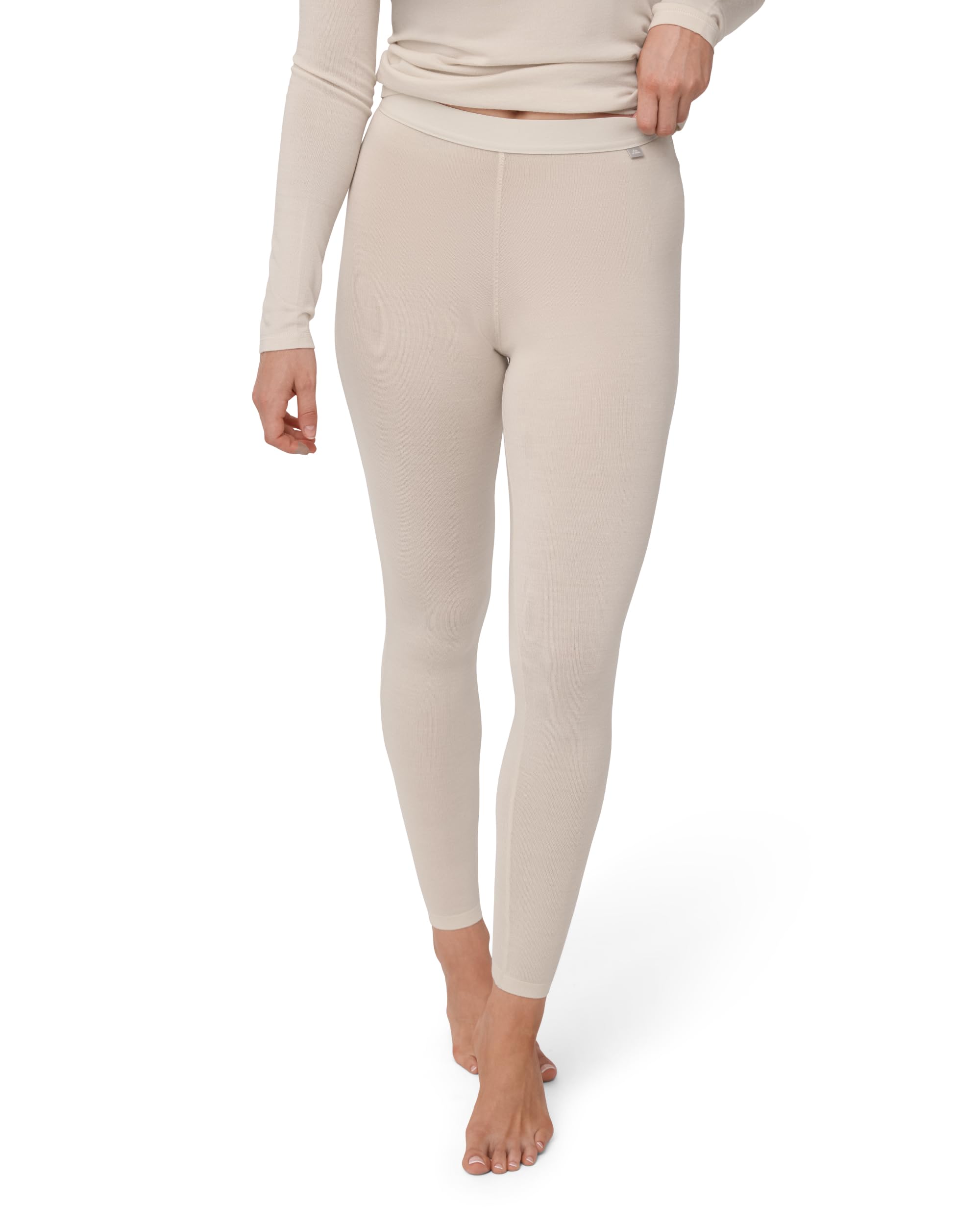 DANISH ENDURANCE Leggings Donna in Lana Merino, Pantaloni Termici, Pantacollant Invernali da Sci