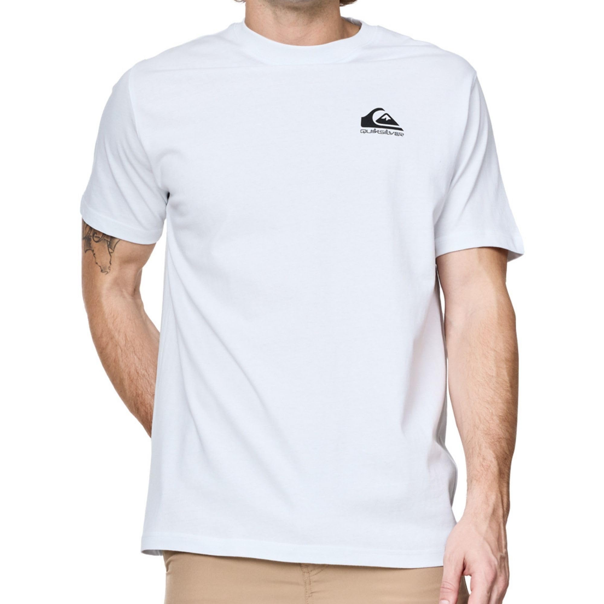 Quiksilver Men's Big and Tall Short Sleeve Cotton Crewneck T-Shirt
