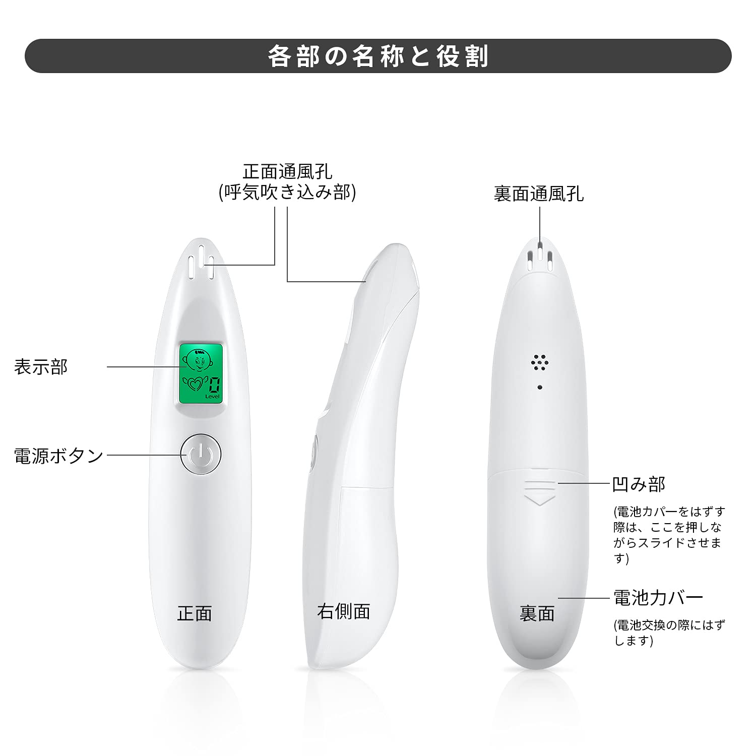 Amazon | ブレスチェッカー、口臭分析器、口臭チェッカー、口臭計測器