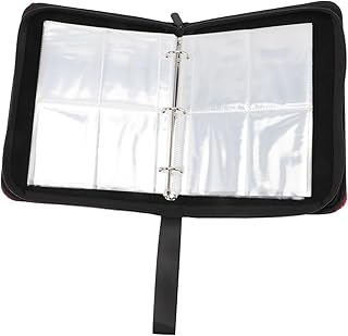 ibasenice Saco De Armazenamento De Cartão Fichário De Cartões De Beisebol Fichário Fichário De Cartão De Colecionador Fichário Mangas De Cartão Fichário Porta-Cartão Fichário Fichário De