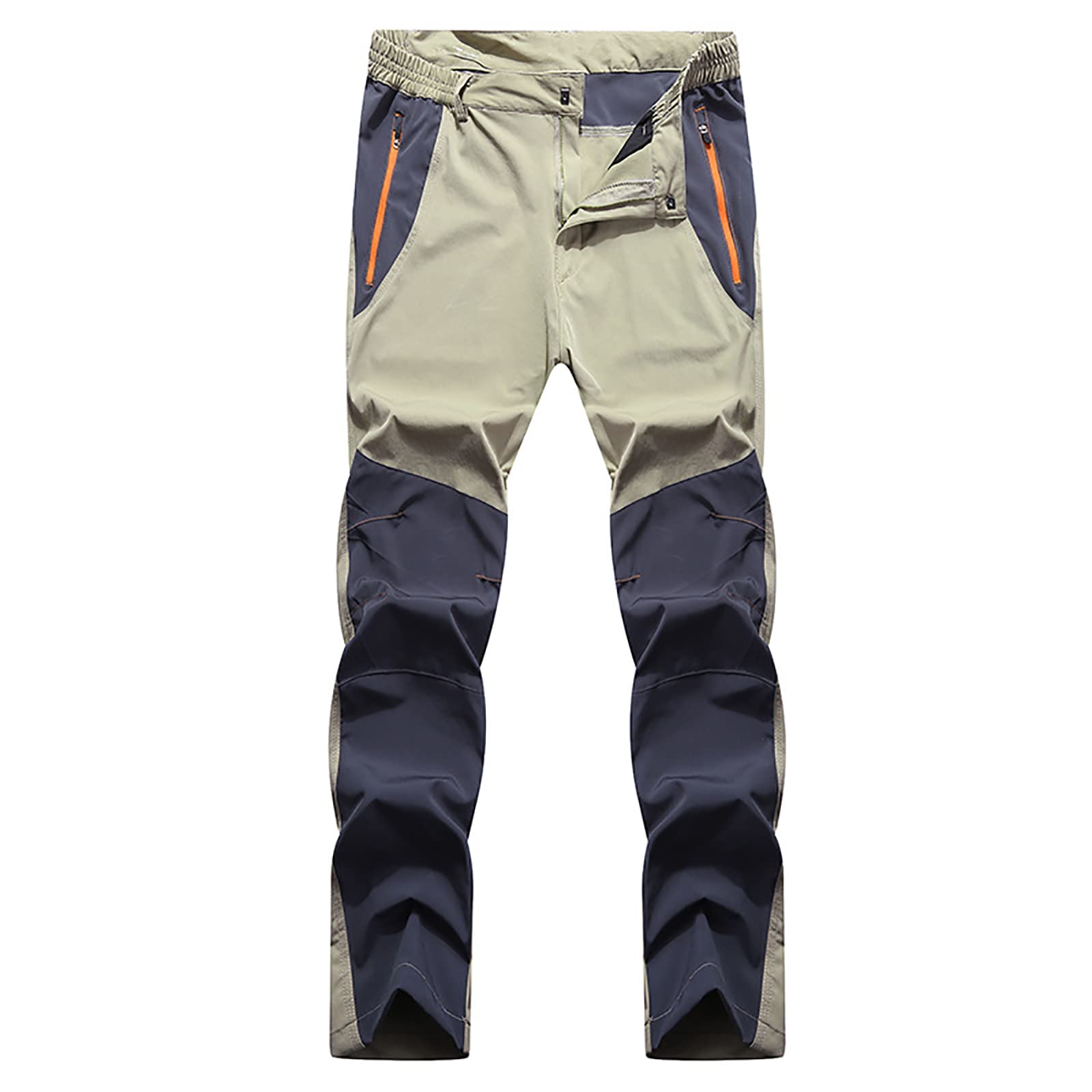 Mire Hombres Pantalones Senderismo Secado Rápido Caza Pantalones Exterior Impermeable Pesca Montaña Pantalones(Size:L,Color:B)