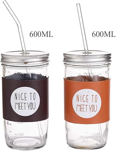 Miniatura 8 de ALINK Paquete de 8 popotes de vidrio delgados de 0.276 in, reutilizables, transparentes, para vasos RTICYETI de 20 oz y 30 onzas, tarros Tervis,