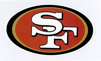 Amazon | サンフランシスコ・49ers(NFL)チームロゴ・ステッカー