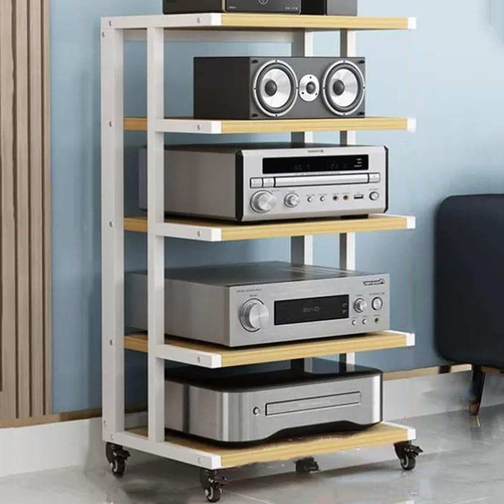 Rack pour Amplificateur en Noyer : L'Élégance Audiophile