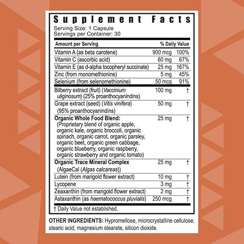 Miniatura 2 de Youngevity Ocutiv - Suplemento de vitaminas y minerales para los ojos - Contiene vitamina A, C, E, zinc, arándano, luteína, licopeno, zeaxantina,