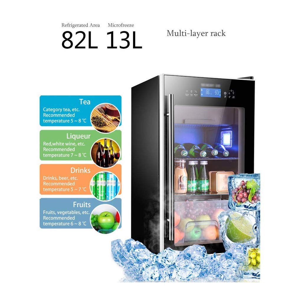 Gagalu Built-In Wine Cooler With Dual Cooling Zones, Free-Standing Beverage Refrigerator With Glass Door, Beverage Refrigerator For Home Bar Or Office on Fridge.com - View 5