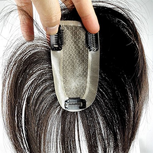 Postiche couronne pour femme avec cheveux clairsemés volumateur Remy à clipser