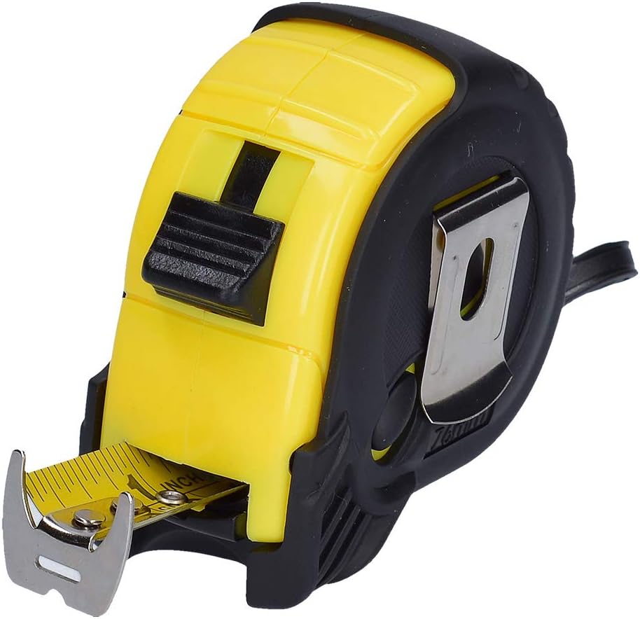 SURTEK Measuring Tape - 5m x 1" Metric Tape Measure with Double-Sided Printing & Shock Absorbing Grip - B122081