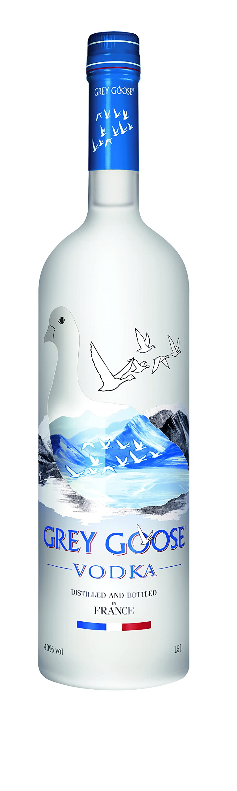 Grey Goose Vodka Magnum 1,5L (40% Vol) 1500ml Flasche- [Enthält Sulfite]