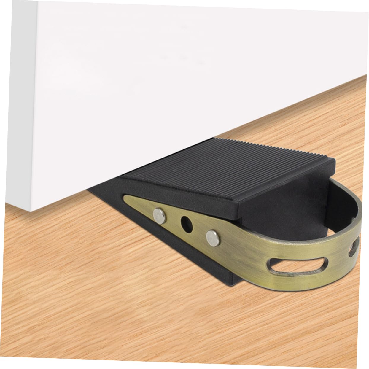 4 Piezas Tope de Puerta Seguridad Mantener Inferior del Tope de la Puerta Inoxidable topes de Puertas Tapones tapón de la Puerta del Hotel Tope de cuña de la Puerta Caucho
