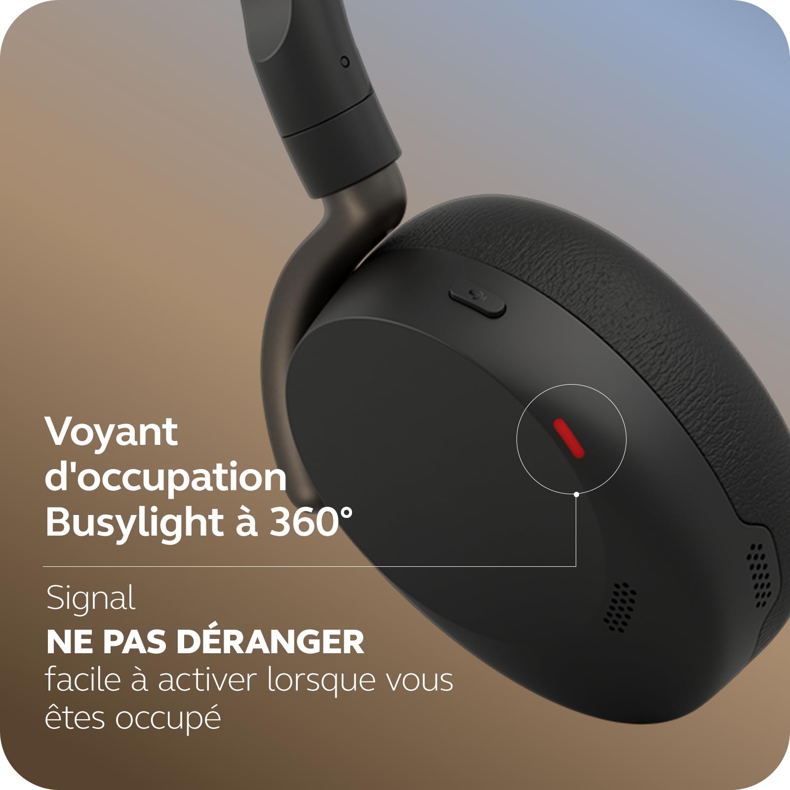 Jabra Casque Bluetooth sans Fil Evolve3 65 Flex avec Micro, UC, USB-C