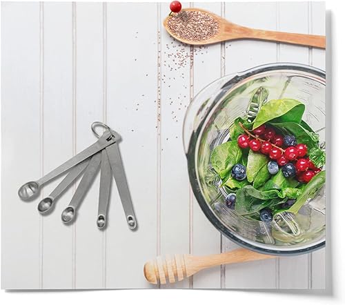 Miniatura 6 de Fermentaholics Juego de 4 mini cucharas medidoras – Nip, Smidgen, Pinch, Dash – Para hacer queso, hornear, condimentos y más – Mide fácilmente el