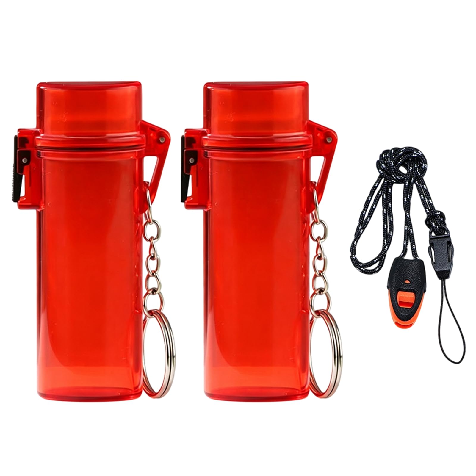 Generic 2pcs Plastic Gas Oil Lighters Sleeve for BIC Lighter Smoking Accessories Lighter Protection Container for Outdoor Use