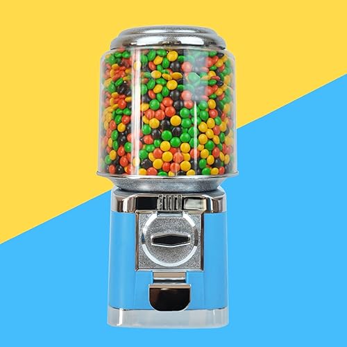 Miniatura 10 de Máquina expendedora de dulces para dispensador automático de dulces pequeños para el hogar o la máquina expendedora comercial (amarillo)
