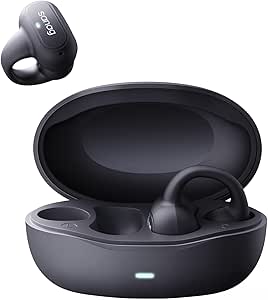 Sanag Earring Wireless Earbuds Bluetooth 5.3 with Charging Case|Open Ear Headphones Compatible with iPhone/Samsung Phone for Men,Women,and Kids-Black asin的图片