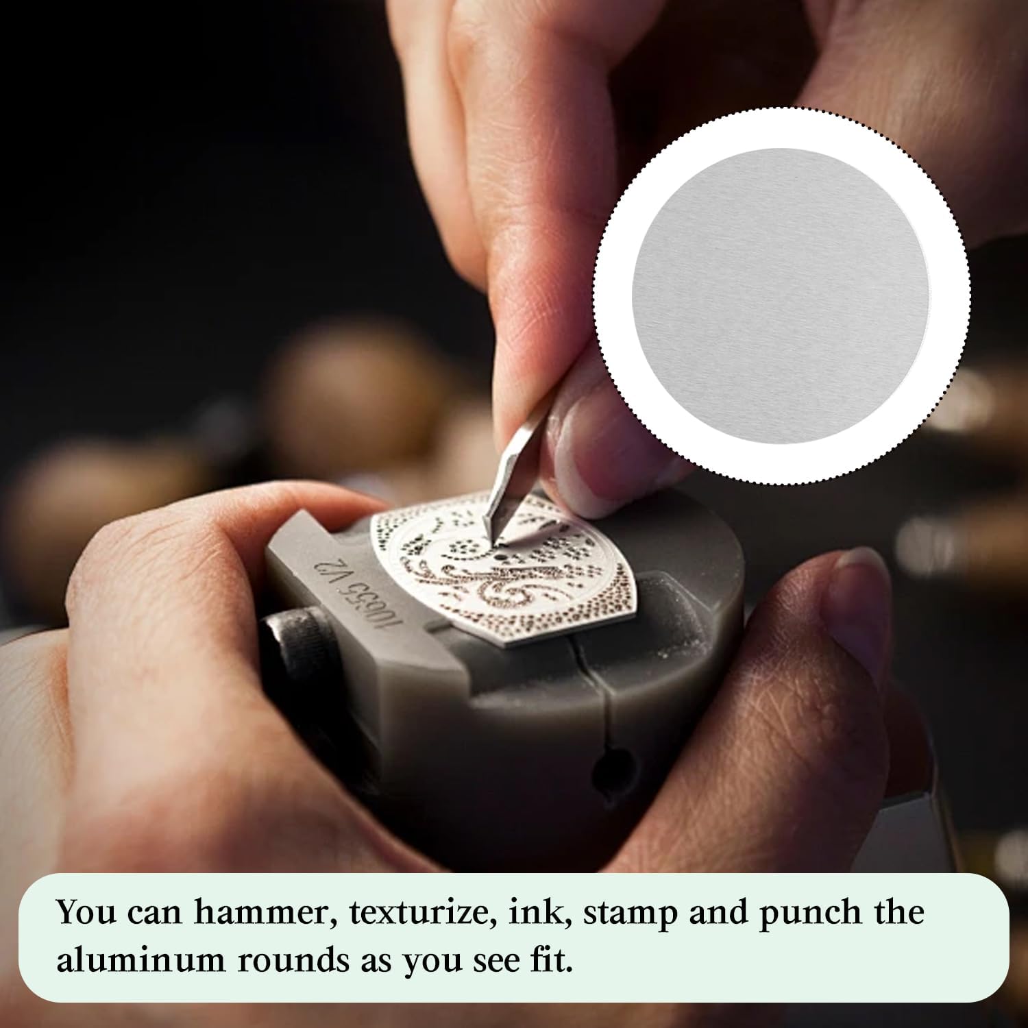 5Pcs Aluminum Disc, Diameter 4" (100mm) Thickness 0.04"(1mm) Round Aluminum Plate, 6061 Aluminum Circle Plates for Crafting, lndustry - Image 5