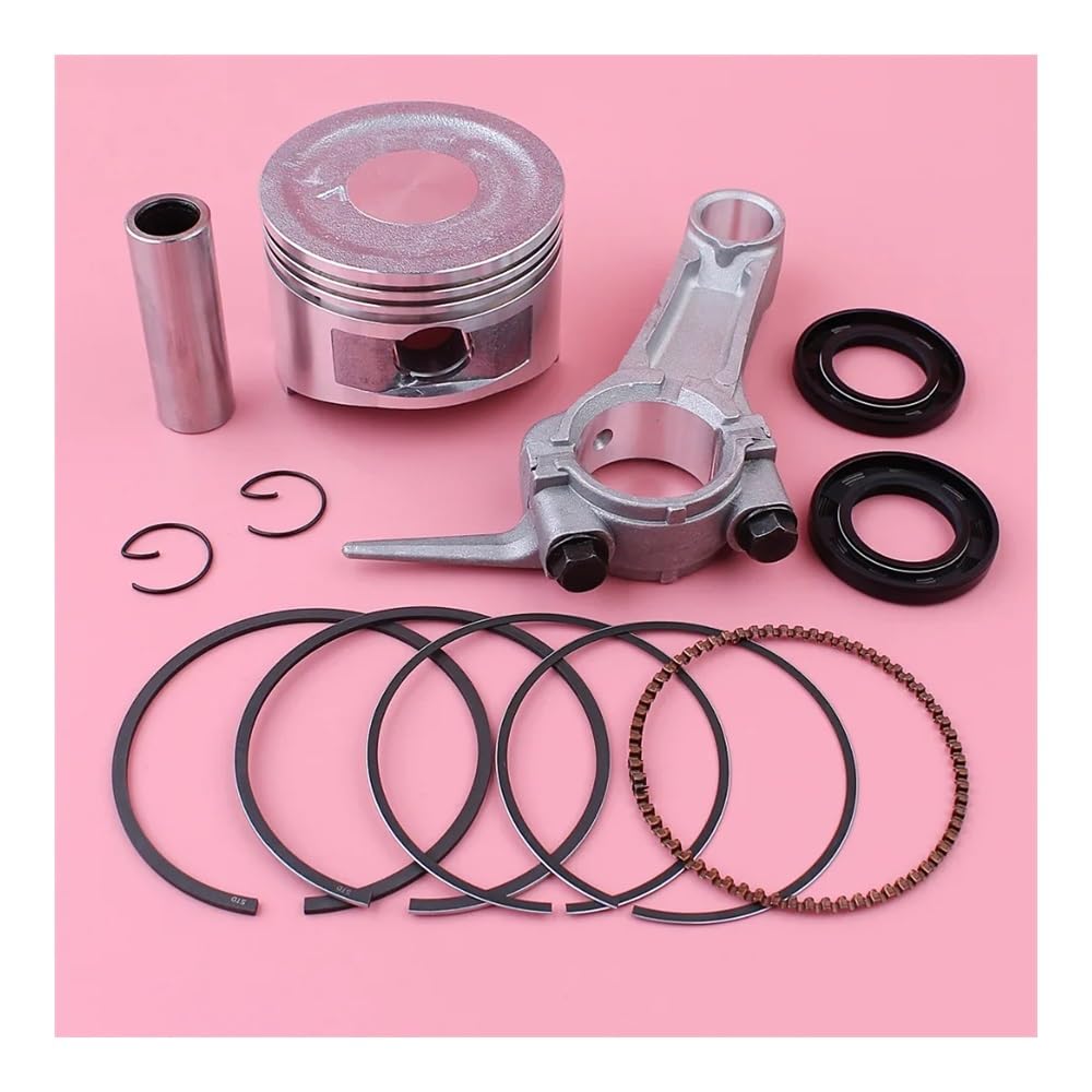 Kit de Sello de Aceite de biela y Anillo de pistón de 68 mm for Motor de cortacésped de Gasolina GX160 de 6,5 HP.