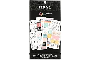 Happy Planner Disney Pixar Stickers for Planners, Calendars, Journals, and More