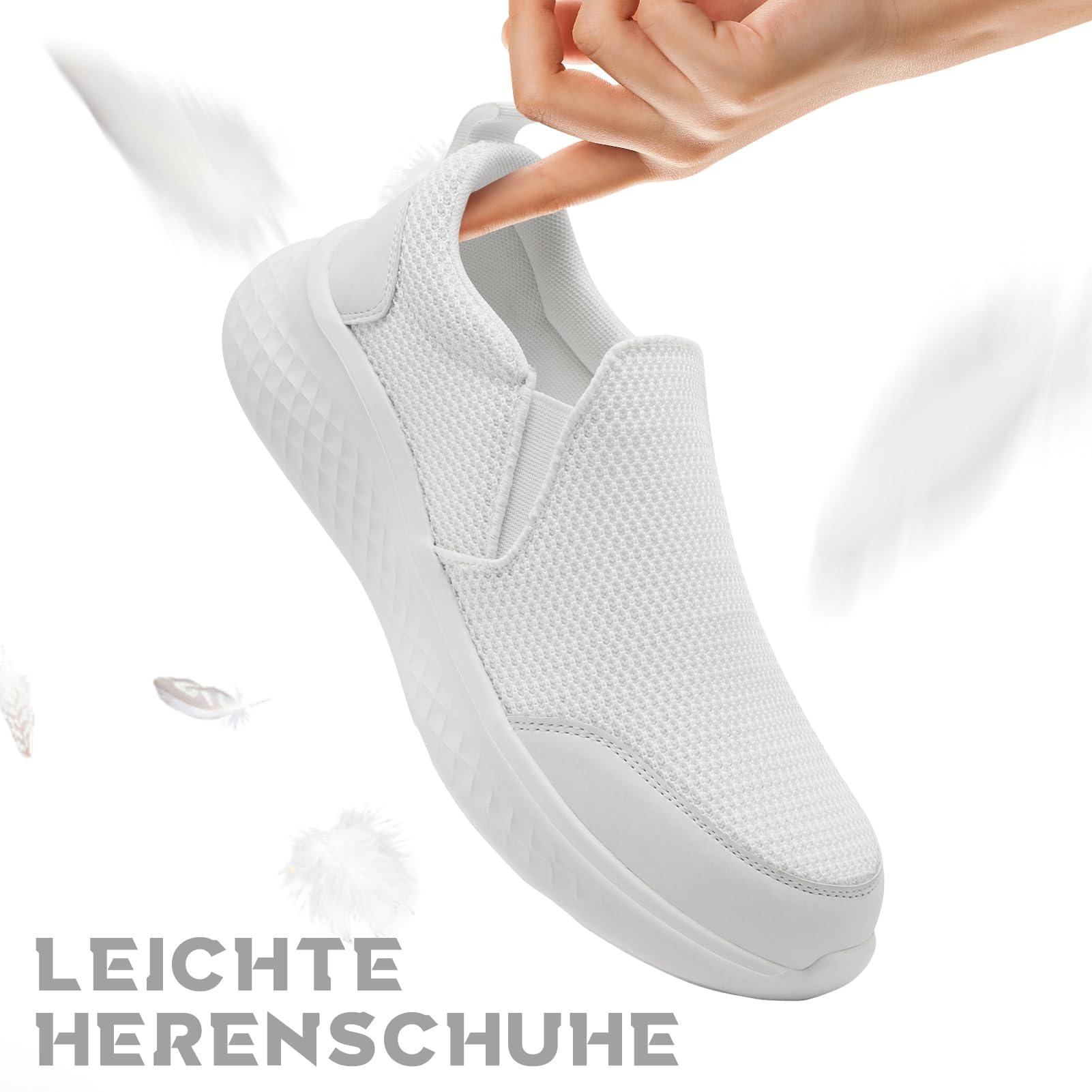 Sneaker Herren Mokassins Schuhe Sportschuhe Laufschuhe Turnschuhe Bootsschuhe Hallenschuhe Loafer Joggingschuhe Walking Atmungsaktiv Freizeitschuhe