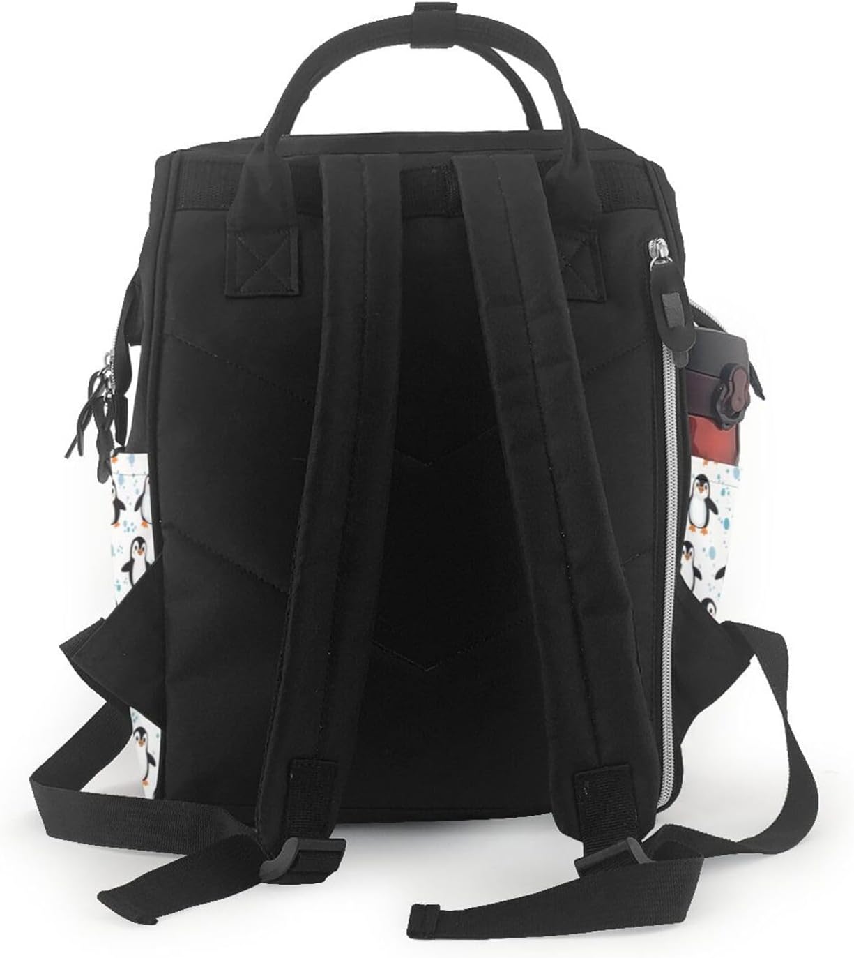 Baby Doll Diaper Bag Backpack - Cartoon Cute Penguin Print Mommy Bag, Tactical Infant Baby Backpack, Fashion Travel Hiking Toddler Tote Nursing Nappy Bags for Dad Mom Women Men