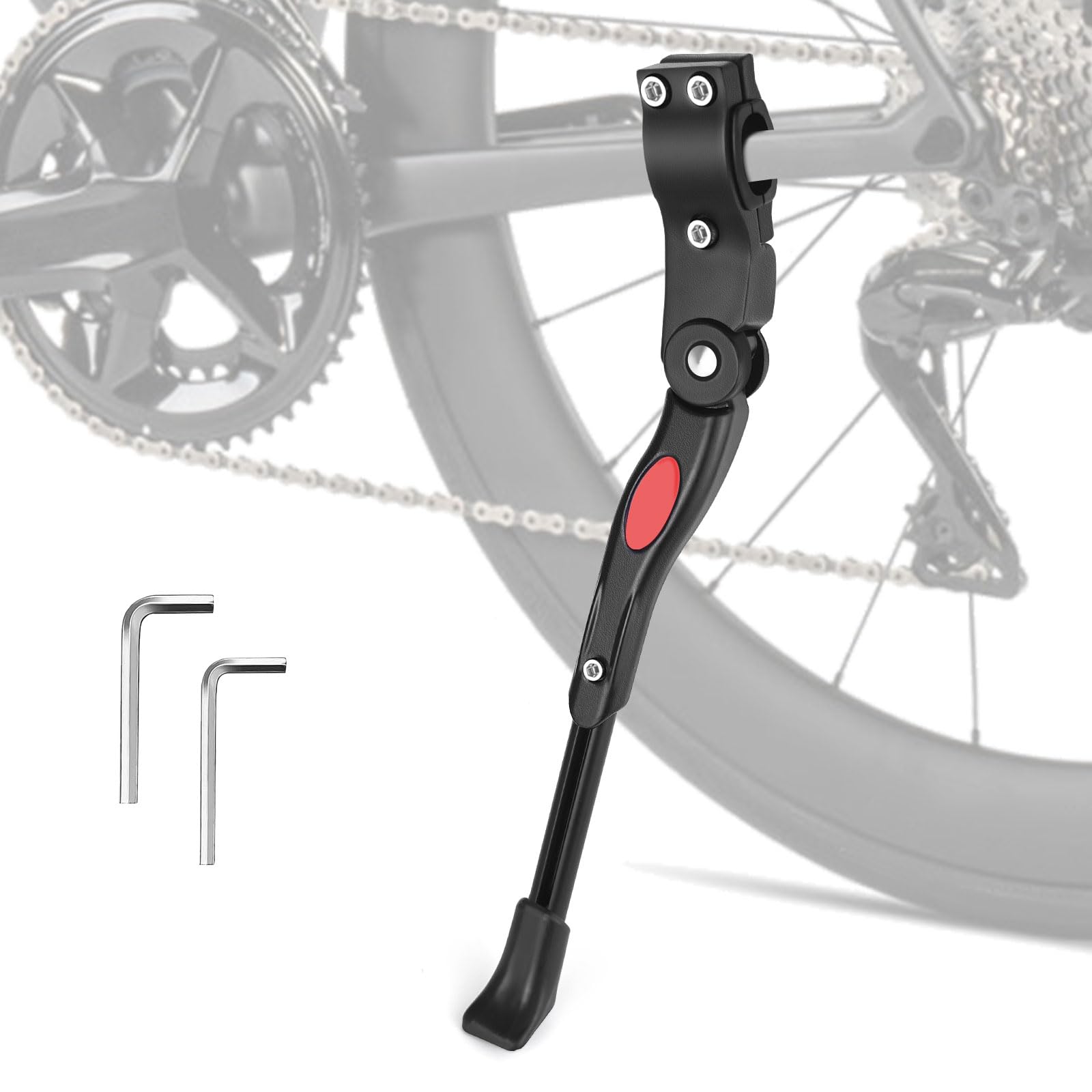 Cavalletto Laterale Per Bici In Alluminio Regolabile Da 24 A 28 Pollici - Foto 10