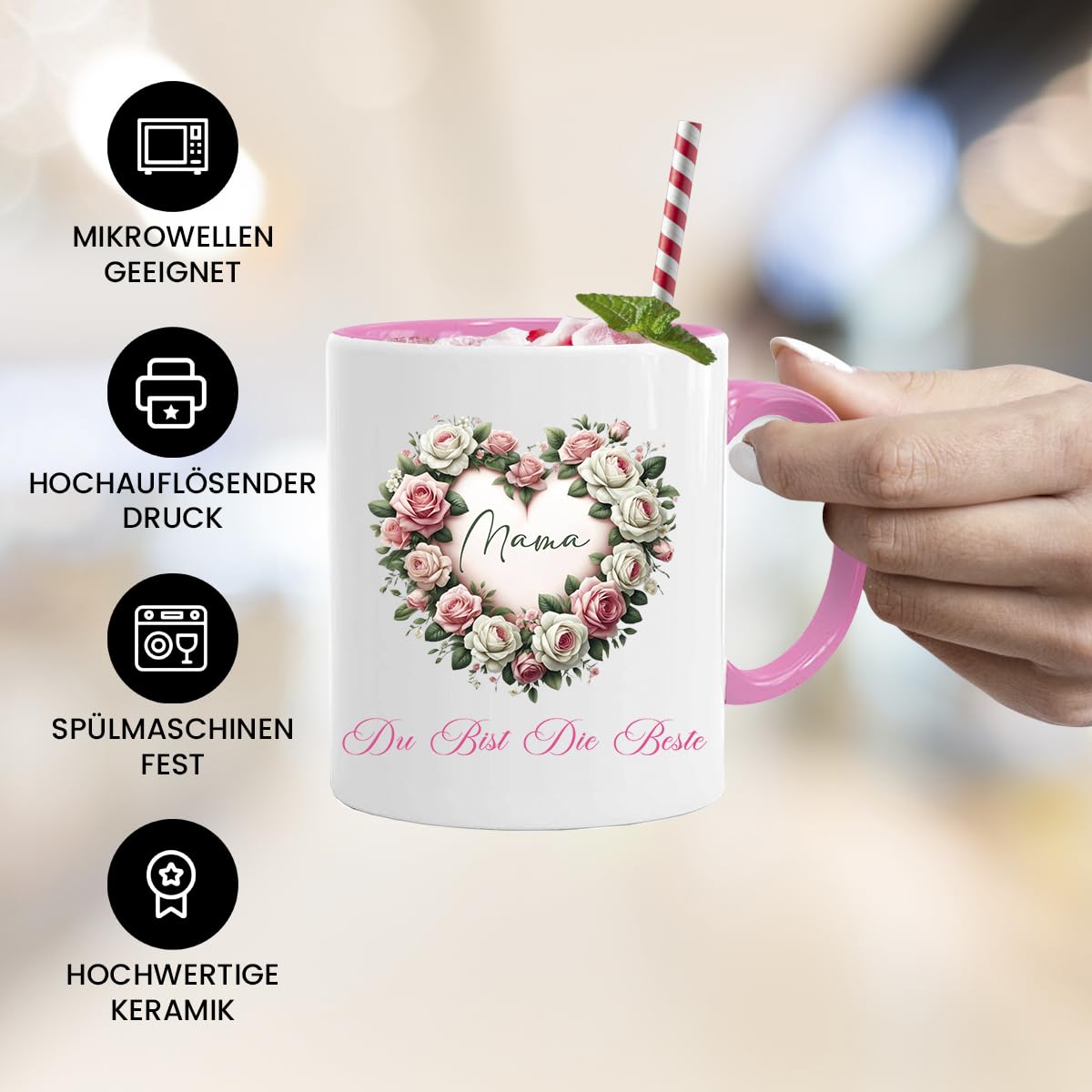 Jungle Mug Stolze Mama Von Genialer Tochter Mug Funny