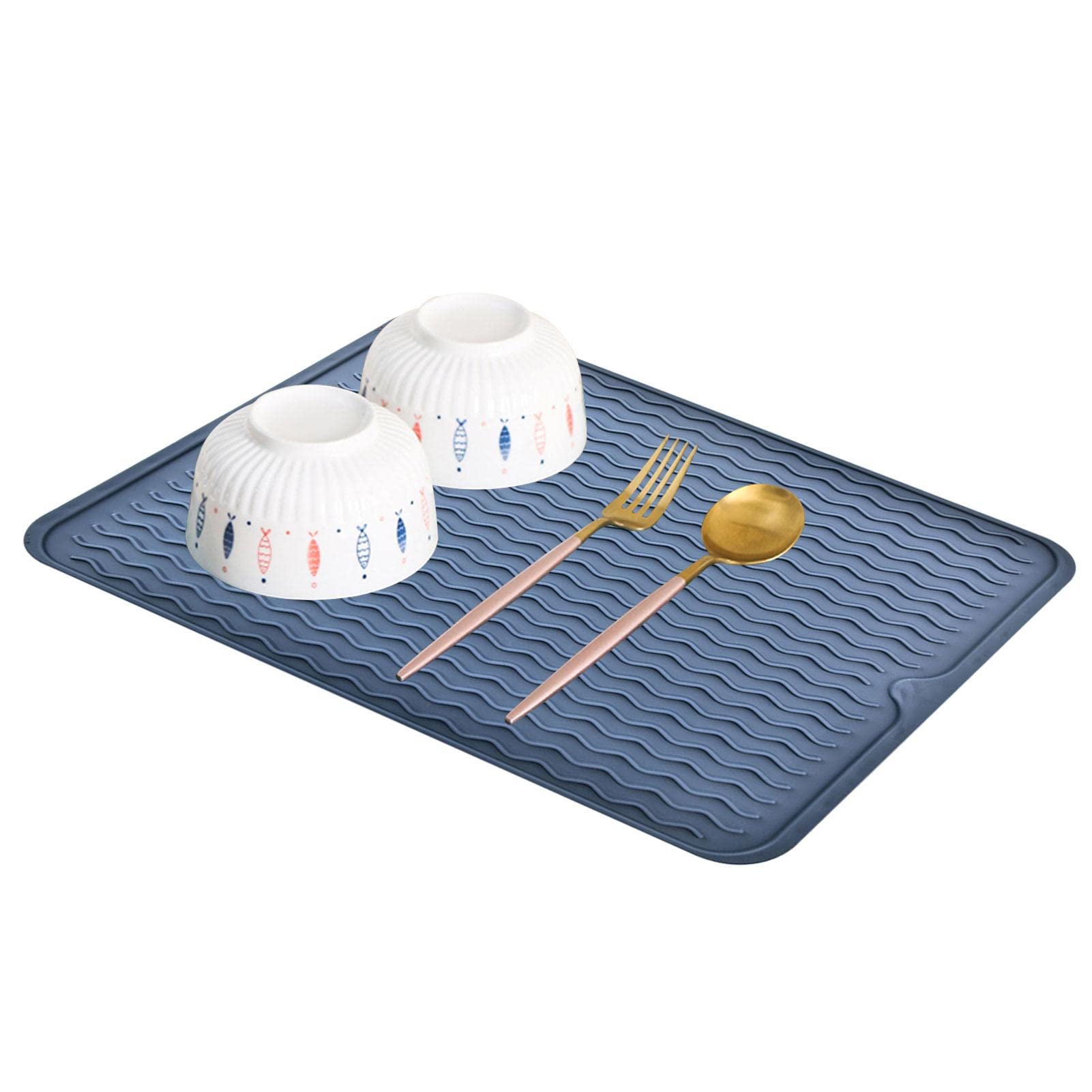 Sottopentola In Silicone Colorato 20cm - Set Da 3 Tappetini Scolapiatti Antiscivolo E Resistenti Al Calore Per Cucina - Ideale Per Pentole, Padelle E Piani Cottura - Design A Nido D'ape, Lavabili In Lavastoviglie - 3