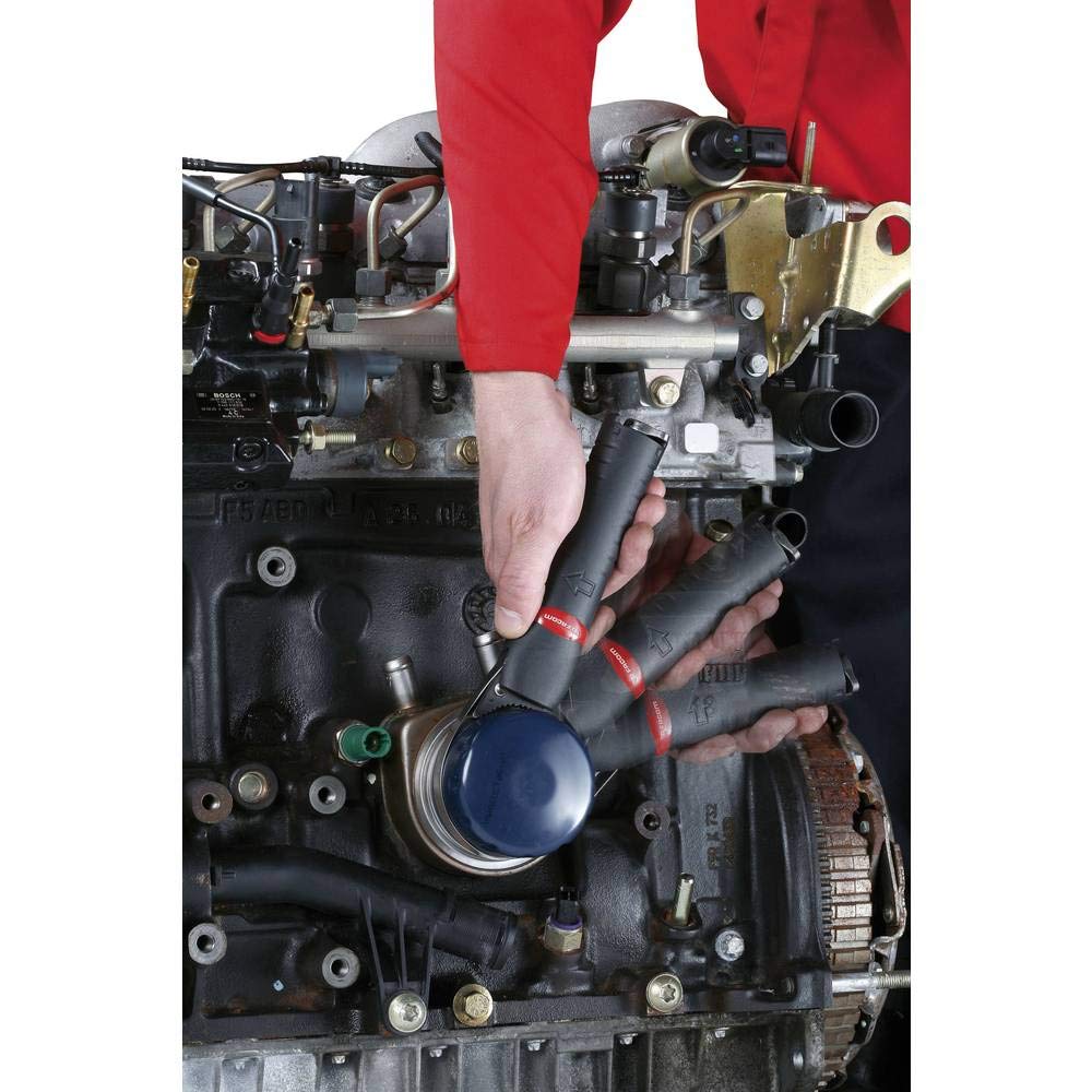 FACOM - Clé à Sangle Automatique pour Filtre à Huile vl - U.48 - Serrage Automatique des Courroies - Convient à un Usage Professionnel - Matériaux Durables de Qualité