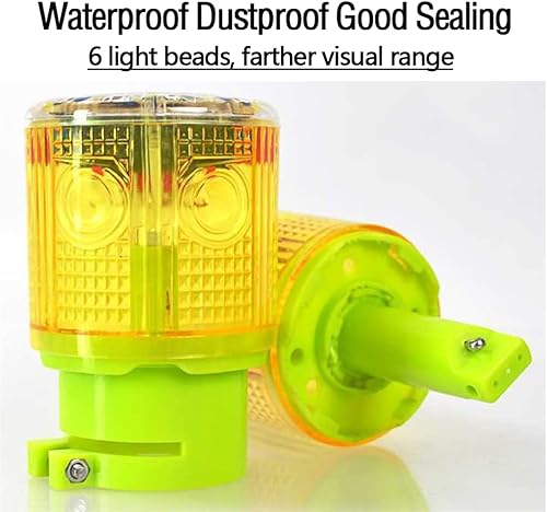 Miniatura 2 de Luz de advertencia estroboscópica solar, súper brillante, funciona con energía solar, luz estroboscópica de advertencia estroboscópica de