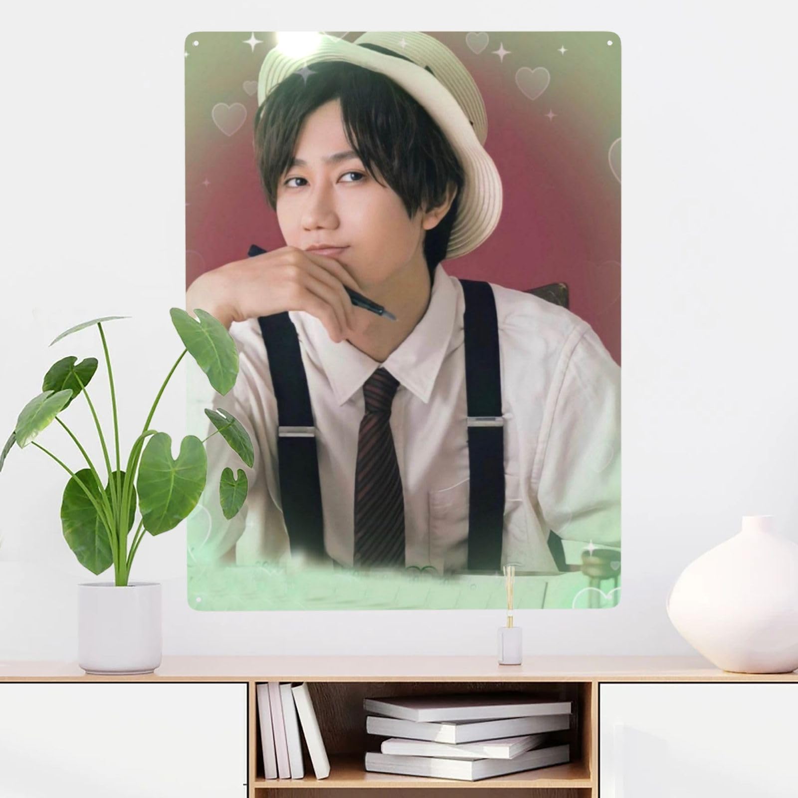 Amazon.co.jp: 阿部亮平 ブリキの装飾画 壁飾りブリキの絵 アートパネル インテリア装飾画 簡単吊り下げ 部屋飾り ソファの背景絵画 人気  背景画 金属ポスター 30*40cm : ホーム＆キッチン 阿部亮平アートポスター (11) 絵画 ポスター 印刷 ウォールアート 壁飾り 壁の絵  ..., image size:1600x1600