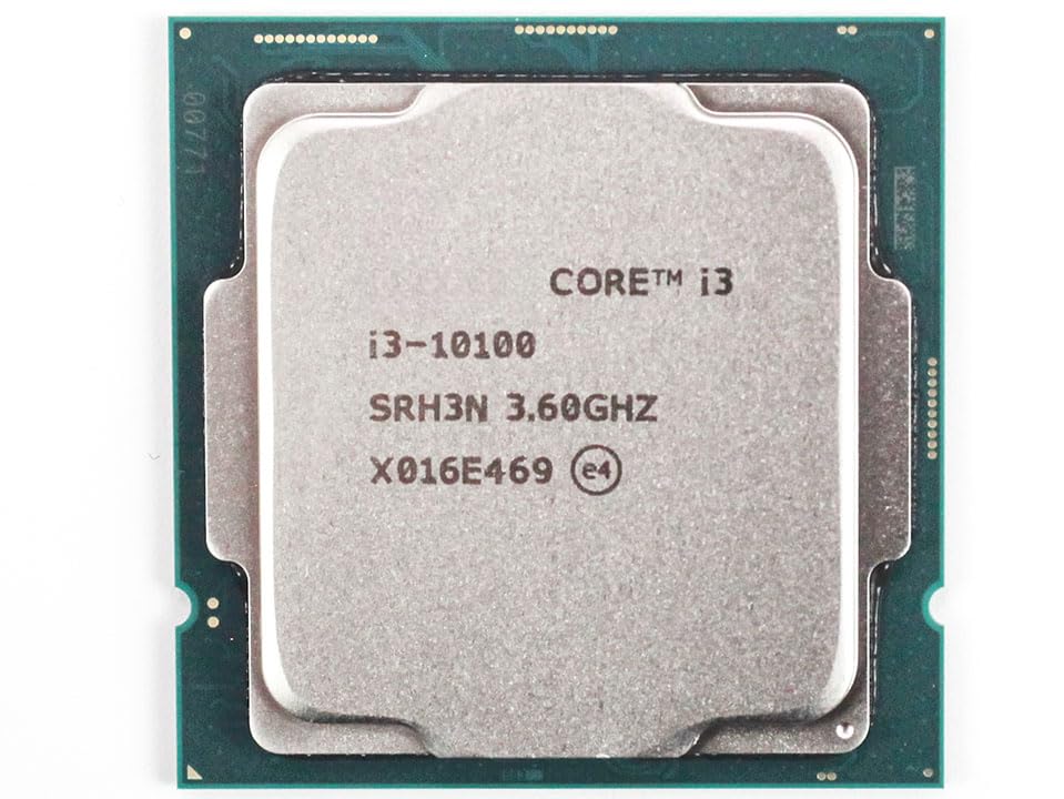 Image of Core i3 10100 10th Generation 3.6 GHz Upto 4.3Ghz LGA 1200 Socket 4 Cores 8 Threads 6 MB Smart Cache Desktop Processor (Comes with Thermal Paste).