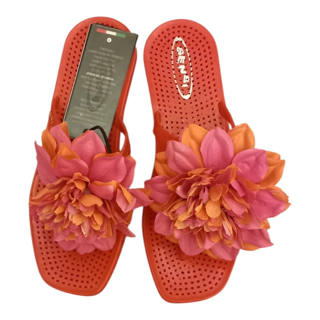Sensi, Marylin High - Chanclas de cuña de moda casual para playa o piscina