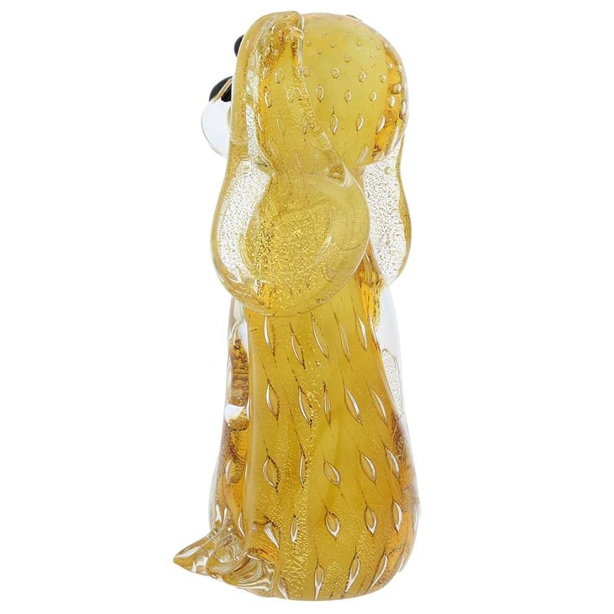 ヴェネチアングラス　ムラーノ　 イタリア　 ガラス置物　 犬　いぬ ヴェネチアングラス ムラーノ イタリア ガラス置物 犬 いぬ