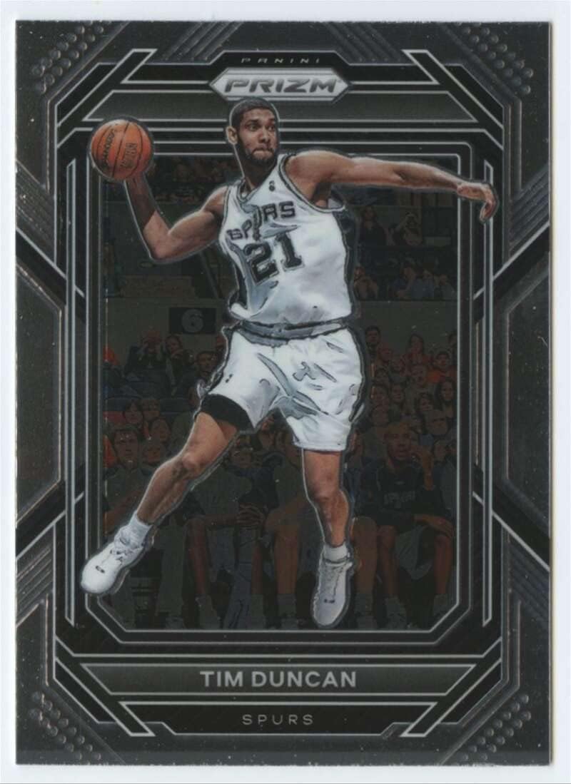 2022-23 Panini Prizm #293 Tim Duncan San Antonio Spurs NBA Basketball Trading Card