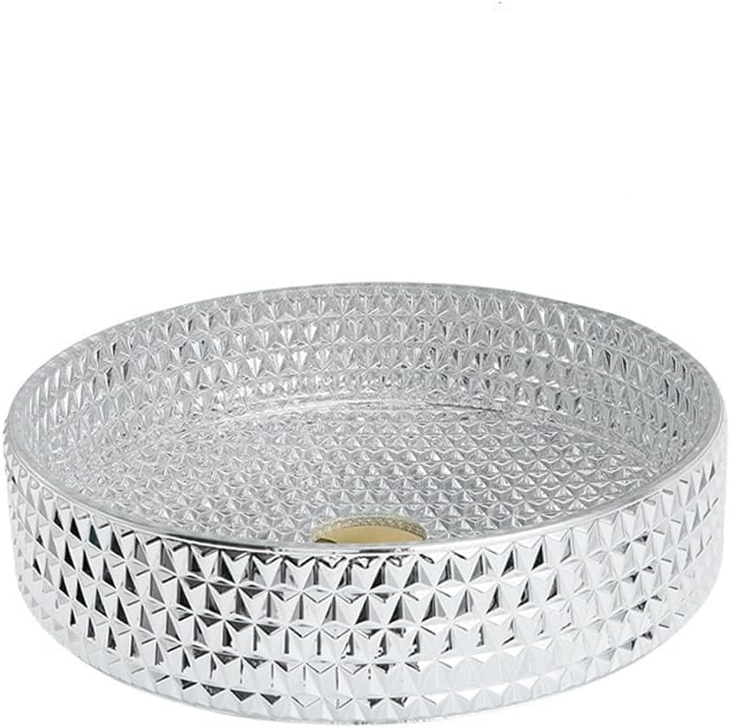 洗面台 浴室容器シンクラウンドファッション洗面台強化ガラス洗面台ホテルアートオーバーデスクシンク バスルームのシンク (Color