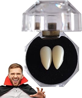 Halloween,Acessórios fantasia vampiro Halloween - Presas Vampiro para Halloween Vampiro Cosplay Fantasia Festa Favores Adereços Acessórios Aferzov